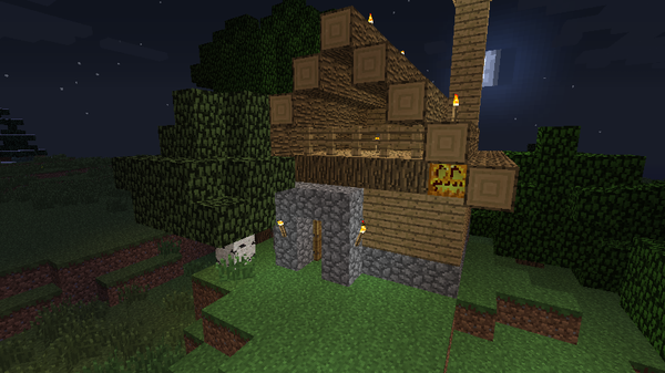 仮拠点作成！木造の小さい家